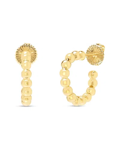 Bruno Magli Plated Earrings In Gold