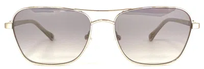 Bruno Magli Playa Sunglass In Silver In Gray