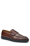 Bruno Magli Prato Penny Loafer In Cognac/black