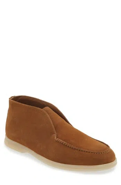 Bruno Magli Primo High Top Chukka Boot In Cognac Suede