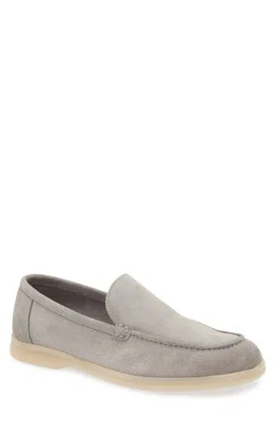 Bruno Magli Primo Leather Loafer In Grey Suede
