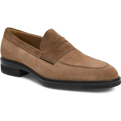 Bruno Magli Quarrata Apron Toe Penny Loafer In Blue