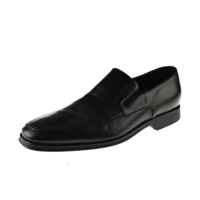 Bruno Magli Raging Mens Faux Leather Slip On Loafers In Black