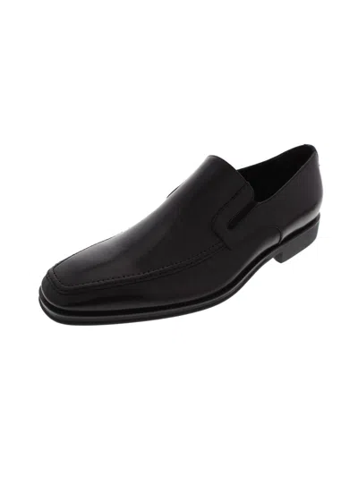 Bruno Magli Raging Mens Leather Slip On Loafers In Black