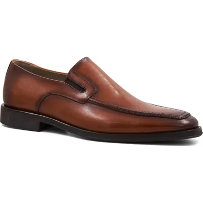 Bruno Magli Raging Square Toe Slip-on In Cognac