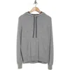 Bruno Magli Relaxed Cashmere Hoodie Pullover In Medium Grey