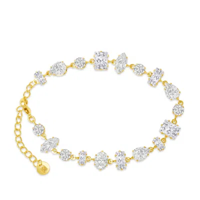 Bruno Magli Renata Gold Bracelet, Diamante In Multi