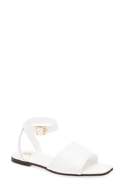 Bruno Magli Rita Woven Sandal In White