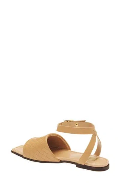 Bruno Magli Rita Woven Sandal In Brown