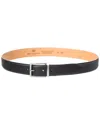 Bruno Magli Romeo Leather Belt In Black