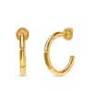Bruno Magli Romola Gold Hoop Earrings In Gold