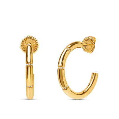 Bruno Magli Romola Gold Hoop Earrings