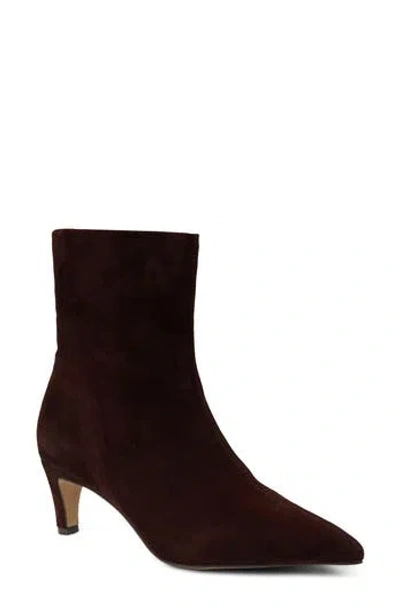 Bruno Magli Roxanne Leather Bootie In Brown