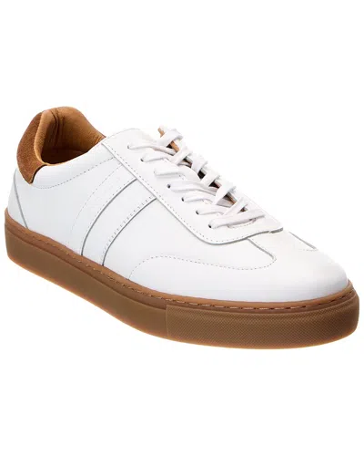 Bruno Magli Ryan Leather Sneaker In Animal Print