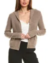 Bruno Magli Sailor Collar Wool Jacket In Brown