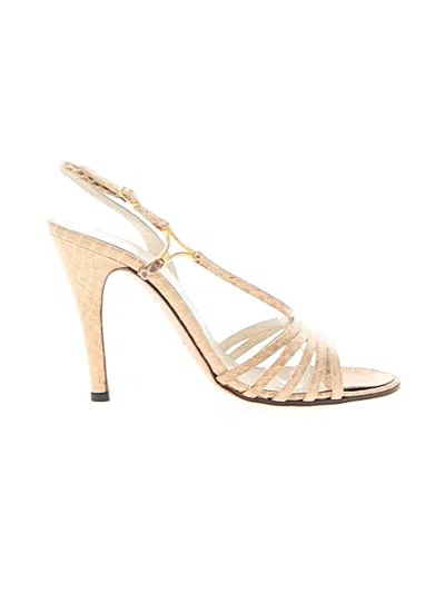 Pre-owned Bruno Magli Sandals In Ivory