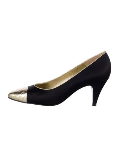 Pre-owned Bruno Magli Satin Pumps In Multi