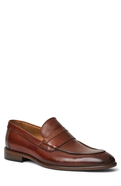 Bruno Magli Severino Apron Toe Loafer In Brown