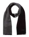 Bruno Magli Silk & Cashmere-blend Scarf In Black