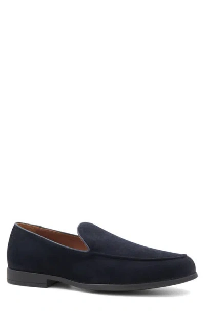 Bruno Magli Sonny Loafer In Navy Suede