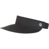 Bruno Magli Straw Visor In Black