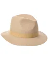 Bruno Magli Suede Band Wool Fedora In Brown