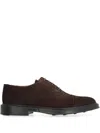 Bruno Magli Suede Brogues In Brown
