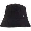 Bruno Magli Suede Bucket Hat In Black