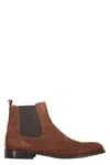 Bruno Magli Suede Chelsea Boots In Brown