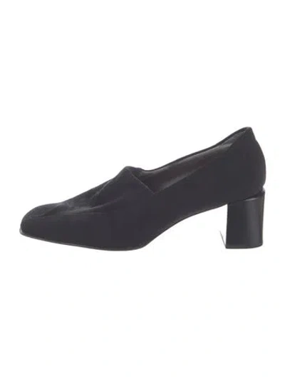 Pre-owned Bruno Magli Suede Pumps In Blue