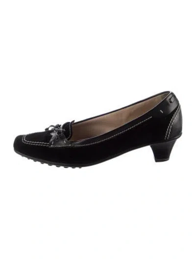 Pre-owned Bruno Magli Suede Pumps In Multicolor