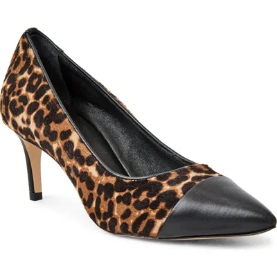 Bruno Magli Tara Pointed Toe Pump In Animal Print