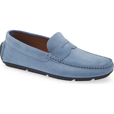 Bruno Magli Taranto Penny Loafer In Blue
