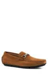 Bruno Magli Taso Bit Driving Loafer In Cognac Suede
