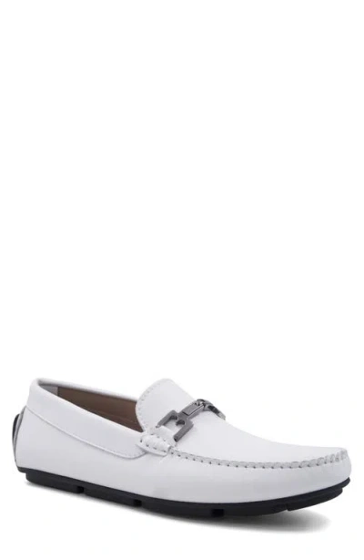 Bruno Magli Taso Bit Driving Loafer In Off White