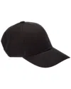 Bruno Magli Cotton Baseball Cap With Logo Buckle