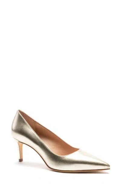 Bruno Magli Tina Pointed Toe Pump In Gold