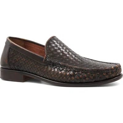 Bruno Magli Tonio Woven Loafer In Brown Woven