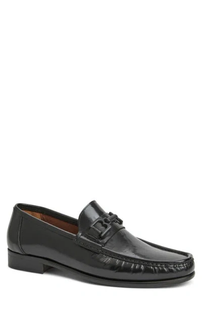 Bruno Magli Trieste Bit Loafer In Black Box Leather