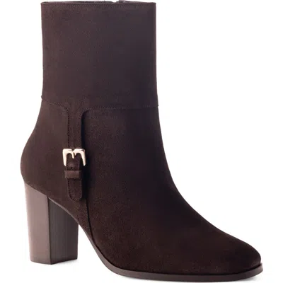 Bruno Magli Venetia Leather Bootie In Brown