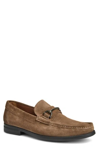 Bruno Magli Veneto Bit Loafer In Taupe Suede