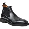 Bruno Magli Vespa Wingtip Chelsea Boot In Black