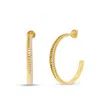 Bruno Magli Viviana Gold Hoop Earrings In Gold