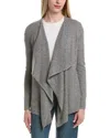 Bruno Magli Waterfall Wool & Cashmere-blend Cardigan In Gray