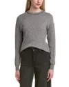Bruno Magli Classic Turtleneck Wool & Cashmere-blend Sweater In Gray