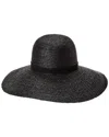 Bruno Magli Wide Brim Sun Hat In Black