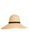 Bruno Magli Wide Brim Sun Hat In Natural