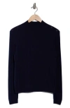 Bruno Magli Wide Rib Wool & Cashmere Sweater In Burgundy