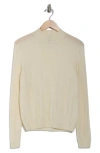 Bruno Magli Wide Rib Wool & Cashmere Sweater In White