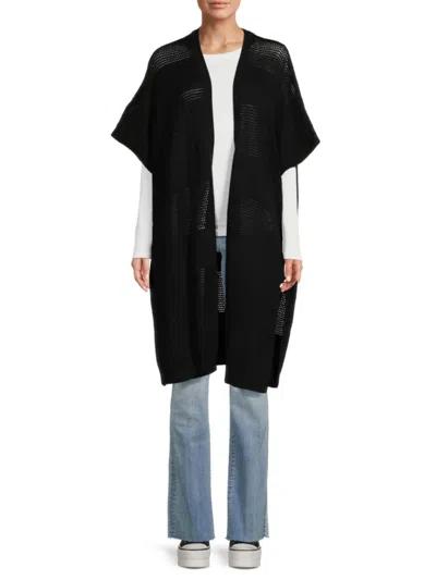 Bruno Magli Women's Cashmere Blend Duster In Black